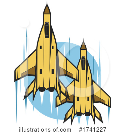 Royalty-Free (RF) Plane Clipart Illustration by Vector Tradition SM - Stock Sample #1741227