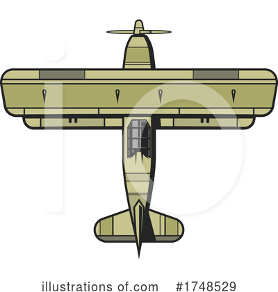 Royalty-Free (RF) Plane Clipart Illustration by Vector Tradition SM - Stock Sample #1748529