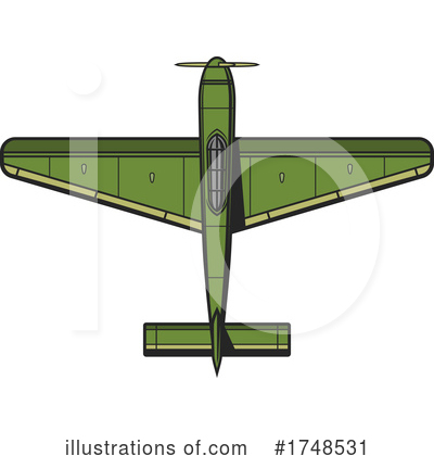 Royalty-Free (RF) Plane Clipart Illustration by Vector Tradition SM - Stock Sample #1748531