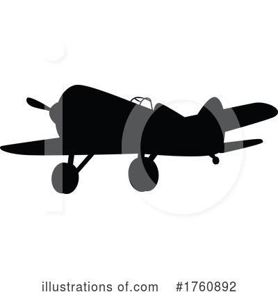 Royalty-Free (RF) Plane Clipart Illustration by Vector Tradition SM - Stock Sample #1760892