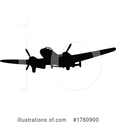 Royalty-Free (RF) Plane Clipart Illustration by Vector Tradition SM - Stock Sample #1760900