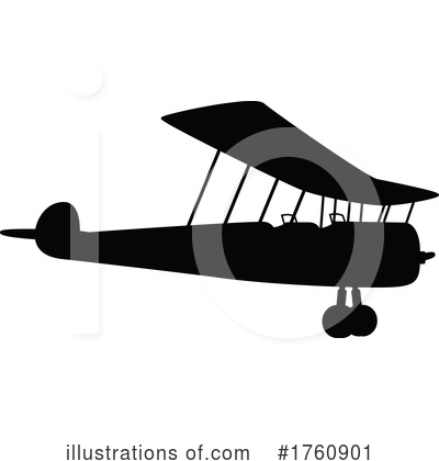 Royalty-Free (RF) Plane Clipart Illustration by Vector Tradition SM - Stock Sample #1760901