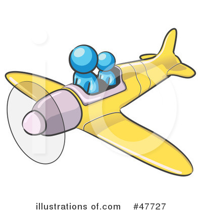 Royalty-Free (RF) Plane Clipart Illustration by Leo Blanchette - Stock Sample #47727
