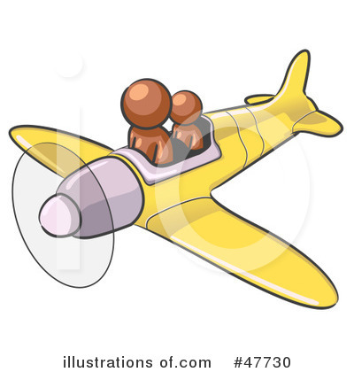 Royalty-Free (RF) Plane Clipart Illustration by Leo Blanchette - Stock Sample #47730