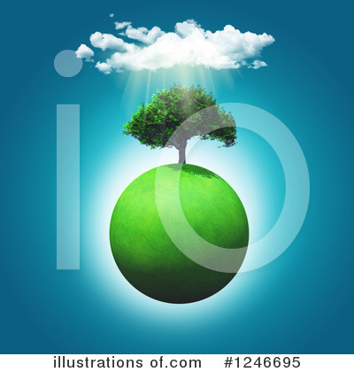 Royalty-Free (RF) Planet Clipart Illustration by KJ Pargeter - Stock Sample #1246695