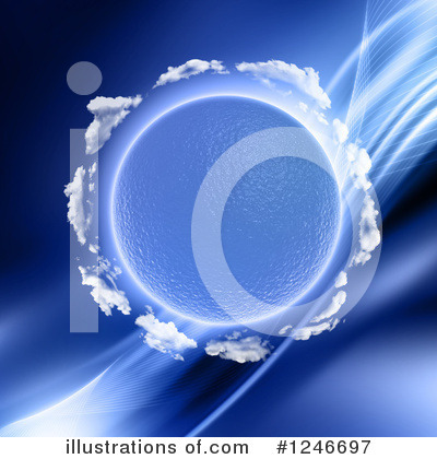 Royalty-Free (RF) Planet Clipart Illustration by KJ Pargeter - Stock Sample #1246697