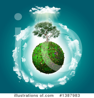 Royalty-Free (RF) Planet Clipart Illustration by KJ Pargeter - Stock Sample #1387983