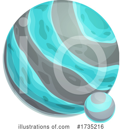 Royalty-Free (RF) Planet Clipart Illustration by Vector Tradition SM - Stock Sample #1735216