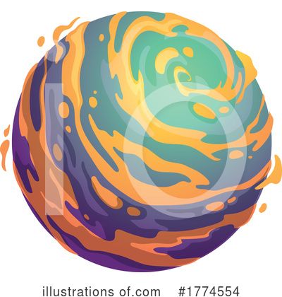 Royalty-Free (RF) Planet Clipart Illustration by Vector Tradition SM - Stock Sample #1774554