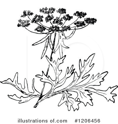 Royalty-Free (RF) Plant Clipart Illustration by Prawny Vintage - Stock Sample #1206456