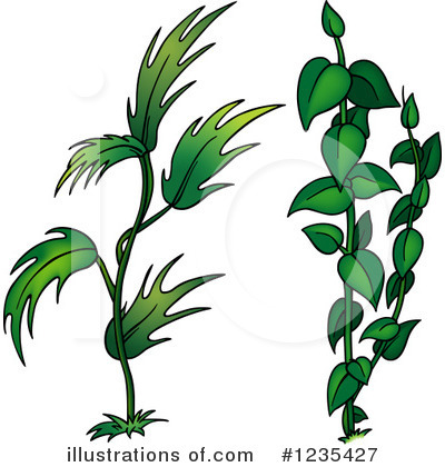 Royalty-Free (RF) Plant Clipart Illustration by dero - Stock Sample #1235427
