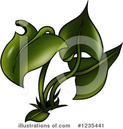 Royalty-Free (RF) Plant Clipart Illustration by dero - Stock Sample #1235441