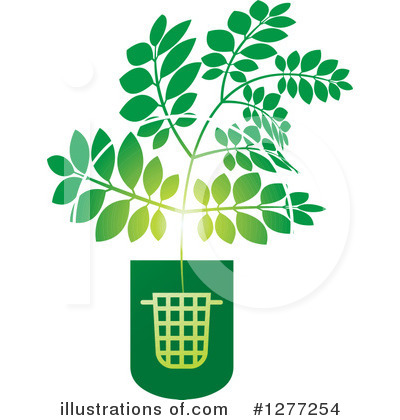 Royalty-Free (RF) Plant Clipart Illustration by Lal Perera - Stock Sample #1277254