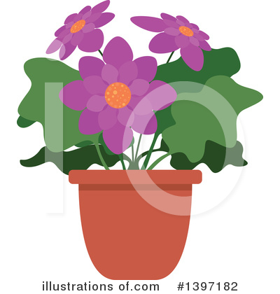 Royalty-Free (RF) Plant Clipart Illustration by dero - Stock Sample #1397182