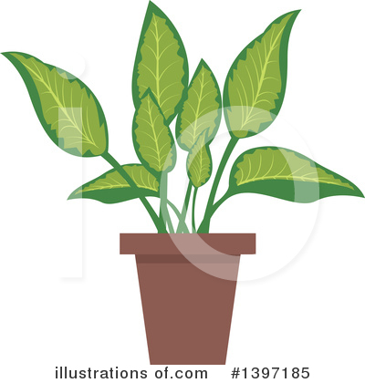 Royalty-Free (RF) Plant Clipart Illustration by dero - Stock Sample #1397185