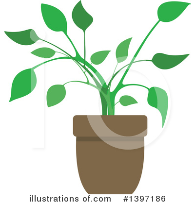 Royalty-Free (RF) Plant Clipart Illustration by dero - Stock Sample #1397186