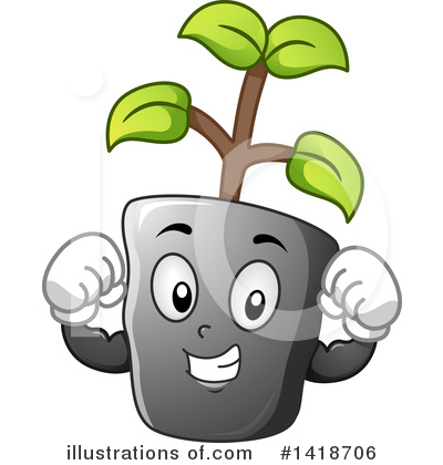 Royalty-Free (RF) Plant Clipart Illustration by BNP Design Studio - Stock Sample #1418706