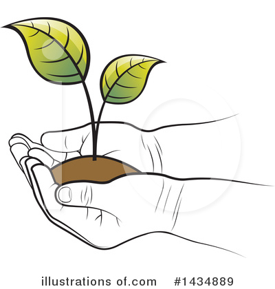 Royalty-Free (RF) Plant Clipart Illustration by Lal Perera - Stock Sample #1434889