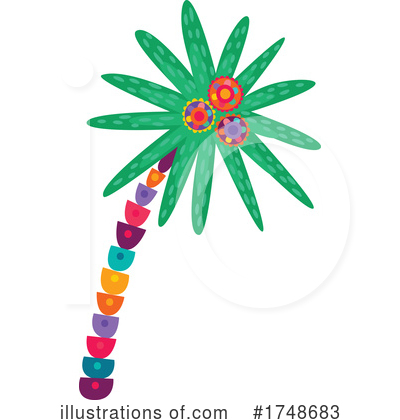 Palm Tree Clipart #1748683 by Vector Tradition SM