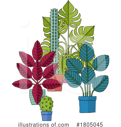 Royalty-Free (RF) Plant Clipart Illustration by AtStockIllustration - Stock Sample #1805045