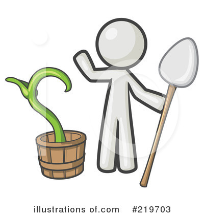 Royalty-Free (RF) Plant Clipart Illustration by Leo Blanchette - Stock Sample #219703