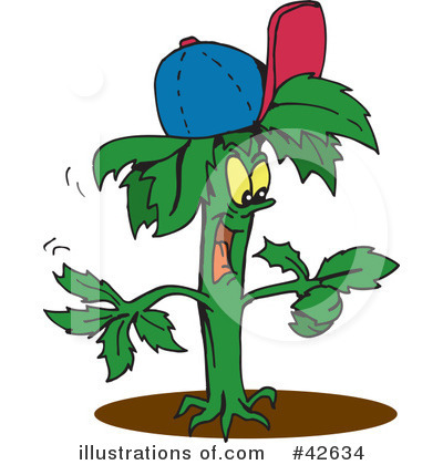Plants Clipart #42634 by Dennis Holmes Designs