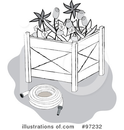 Royalty-Free (RF) Plants Clipart Illustration by Pams Clipart - Stock Sample #97232