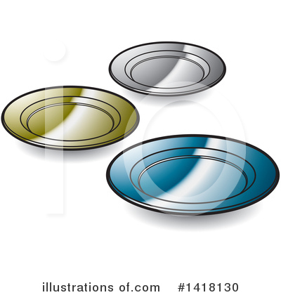 Royalty-Free (RF) Plate Clipart Illustration by Lal Perera - Stock Sample #1418130