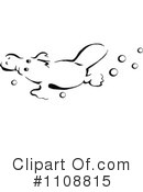 Platypus Clipart #1108815 by Dennis Holmes Designs