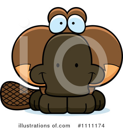 Platypus Clipart #1111174 by Cory Thoman