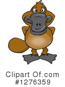 Platypus Clipart #1276359 by Dennis Holmes Designs