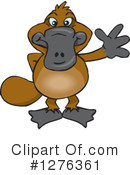 Platypus Clipart #1276361 by Dennis Holmes Designs
