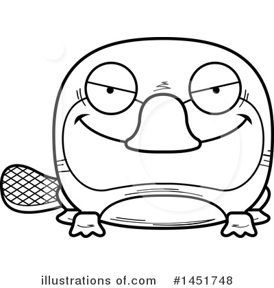 Royalty-Free (RF) Platypus Clipart Illustration by Cory Thoman - Stock Sample #1451748