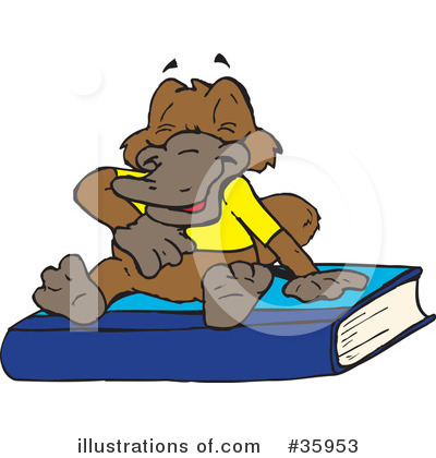 Platypus Clipart #35953 by Dennis Holmes Designs