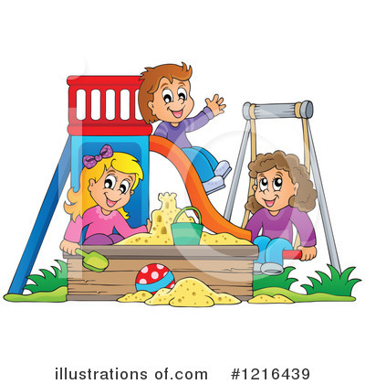 Royalty-Free (RF) Playground Clipart Illustration by visekart - Stock Sample #1216439