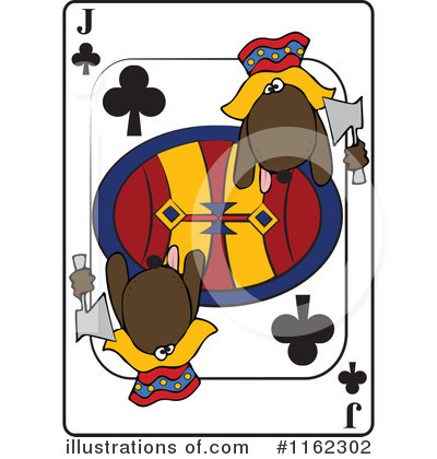 Royalty-Free (RF) Playing Card Clipart Illustration by djart - Stock Sample #1162302