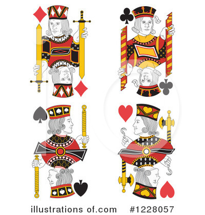 Royalty-Free (RF) Playing Card Clipart Illustration by Frisko - Stock Sample #1228057