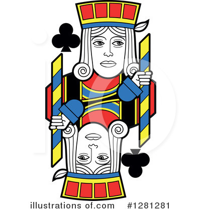 Royalty-Free (RF) Playing Card Clipart Illustration by Frisko - Stock Sample #1281281