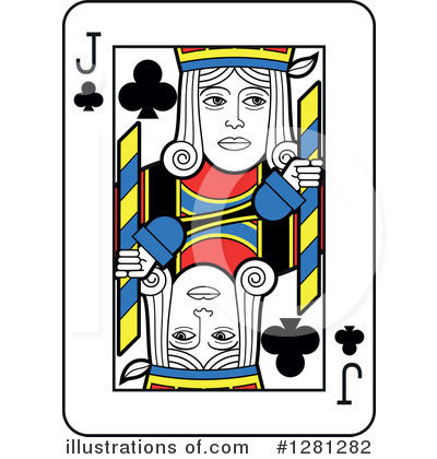 Royalty-Free (RF) Playing Card Clipart Illustration by Frisko - Stock Sample #1281282