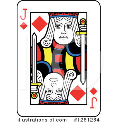 Royalty-Free (RF) Playing Card Clipart Illustration by Frisko - Stock Sample #1281284
