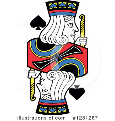 Royalty-Free (RF) Playing Card Clipart Illustration by Frisko - Stock Sample #1281287