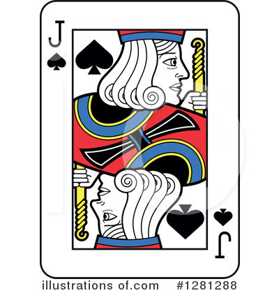 Royalty-Free (RF) Playing Card Clipart Illustration by Frisko - Stock Sample #1281288