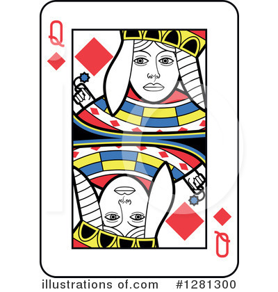 Royalty-Free (RF) Playing Card Clipart Illustration by Frisko - Stock Sample #1281300
