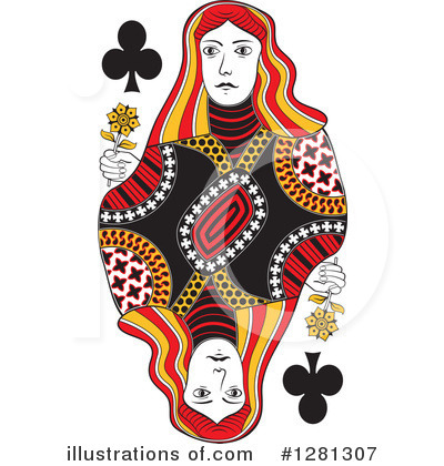 Royalty-Free (RF) Playing Card Clipart Illustration by Frisko - Stock Sample #1281307