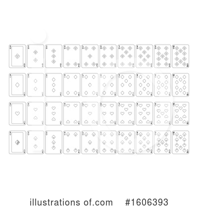 Royalty-Free (RF) Playing Card Clipart Illustration by AtStockIllustration - Stock Sample #1606393