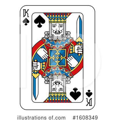 Royalty-Free (RF) Playing Card Clipart Illustration by AtStockIllustration - Stock Sample #1608349