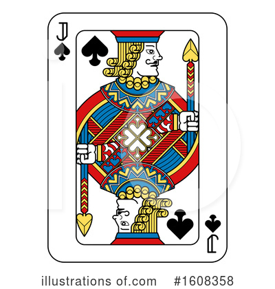 Playing Card Clipart #1608358 by AtStockIllustration