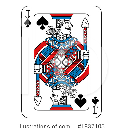 Royalty-Free (RF) Playing Card Clipart Illustration by AtStockIllustration - Stock Sample #1637105