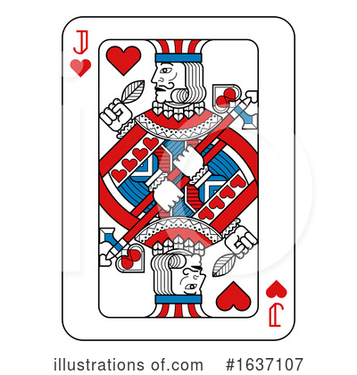 Royalty-Free (RF) Playing Card Clipart Illustration by AtStockIllustration - Stock Sample #1637107