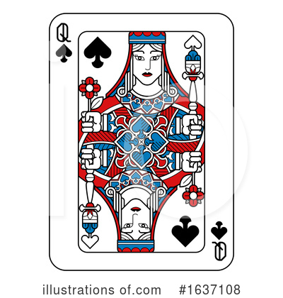Royalty-Free (RF) Playing Card Clipart Illustration by AtStockIllustration - Stock Sample #1637108